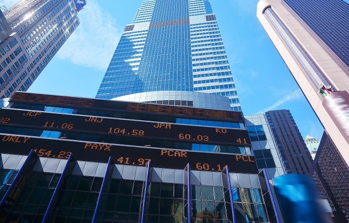 Tall buildings in the city